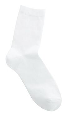 男式优质棉筒袜(4双装)白色